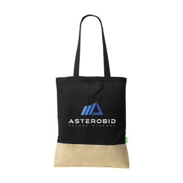 Logo trade promotional gifts image of: Combi Organic Shopper (160 g/m²) bag