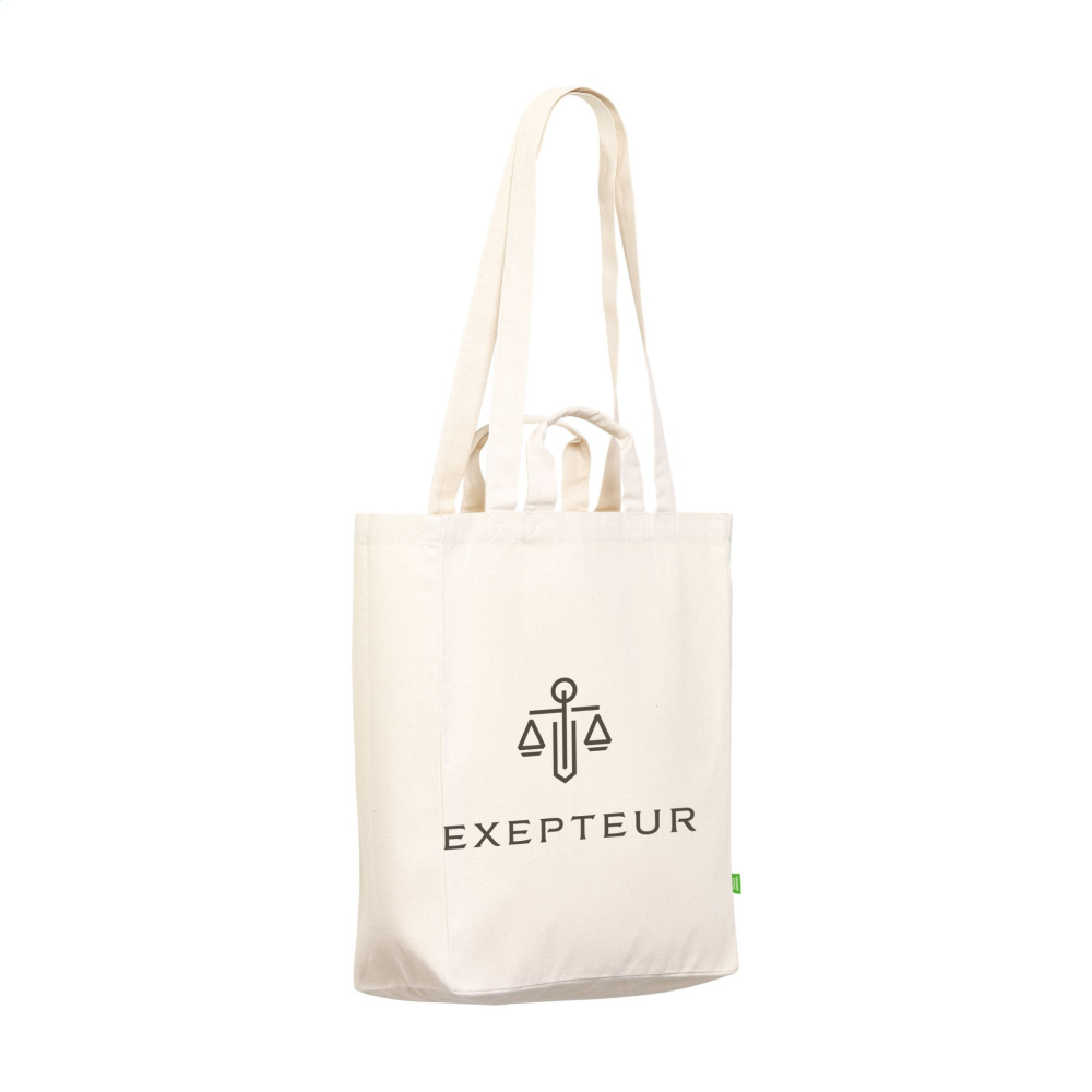 Logo trade promotional items picture of: Organic Cotton Canvas Tote Bag (280 g/m²)