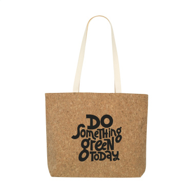 Logo trade promotional merchandise image of: Lagos Cork Shopper bag