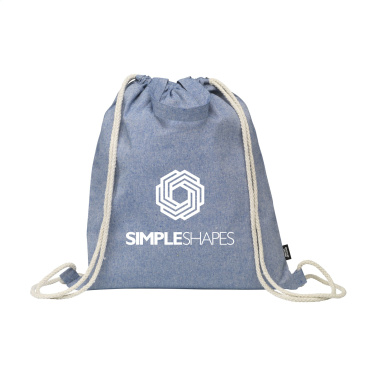 Logo trade promotional items picture of: GRS Recycled Cotton PromoBag Plus (180 g/m²) backpack