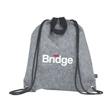 Logotrade corporate gift image of: GRS RPET Felt PromoBag Plus backpack