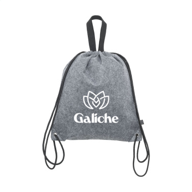 Logo trade corporate gifts image of: GRS RPET Felt PromoBag Plus backpack