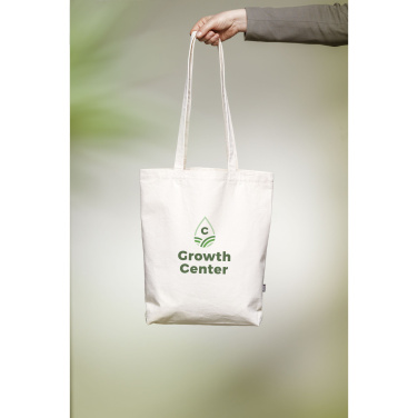 Logotrade promotional item image of: GRS Recycled Canvas Bag Natural (260 g/m²)