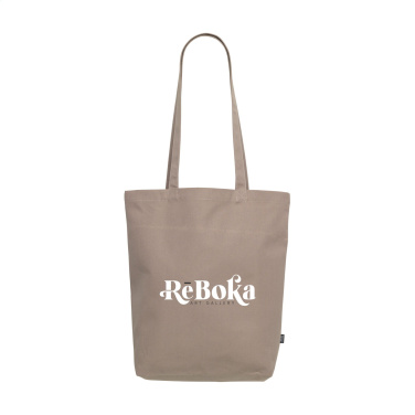 Logo trade corporate gifts image of: GRS Recycled Canvas Bag Colour (260 g/m²)