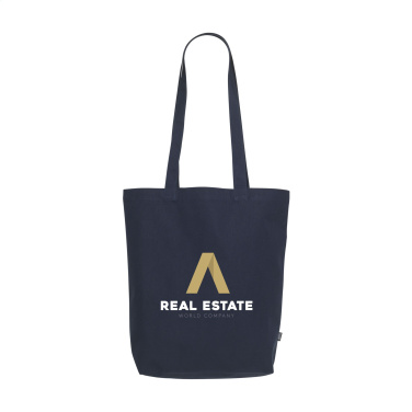 Logo trade promotional giveaways picture of: GRS Recycled Canvas Bag Colour (260 g/m²)