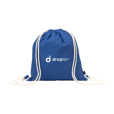 Logo trade promotional merchandise image of: PromoColour GRS Recycled Cotton Backpack (150 g/m²)