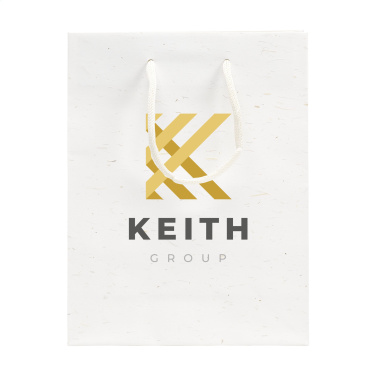 Logotrade advertising product image of: Leaf It Bag recycled with straw fibres (180 g/m²) S