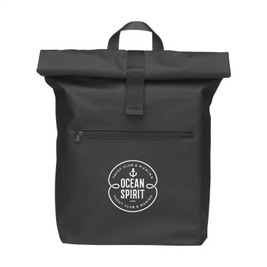 Logo trade corporate gift photo of: Lennon Roll-Top Recycled Backpack