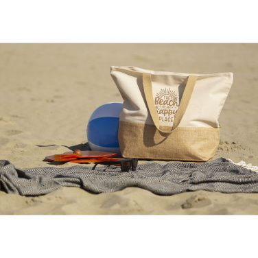 Logotrade corporate gift picture of: Cancun Beachbag Organic Cotton (320 g/m²)