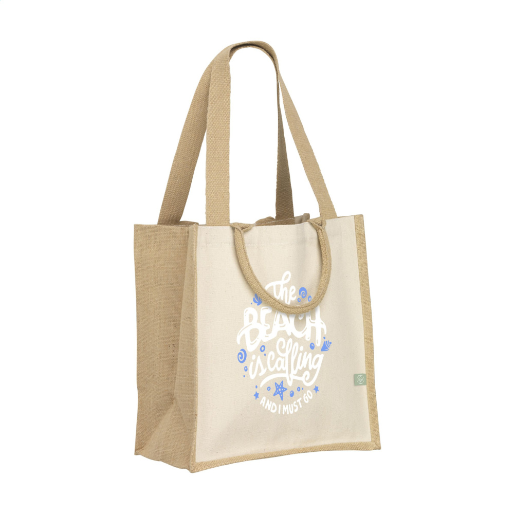 Logo trade corporate gifts image of: Yucatan Shopper Organic Cotton (320 g/m²)