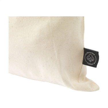 Logo trade promotional giveaways picture of: Gift Pouch Natural GRS Recycled Cotton (150 g/m²) L