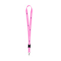 KeyCord 2 cm lanyard, fluorescent pink