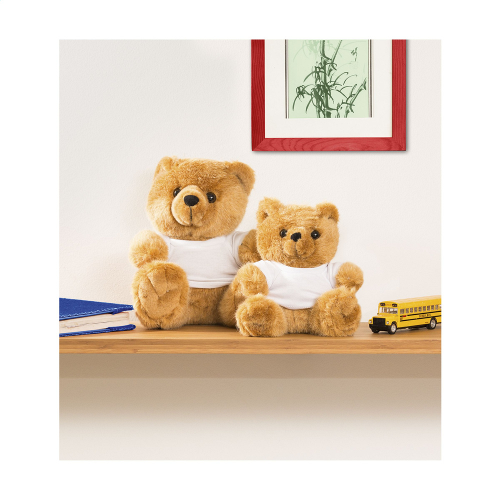 Logo trade business gifts image of: Browny Bear cuddle toy