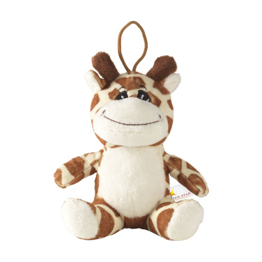 Logo trade promotional items image of: Animal Friend Giraffe cuddle toy