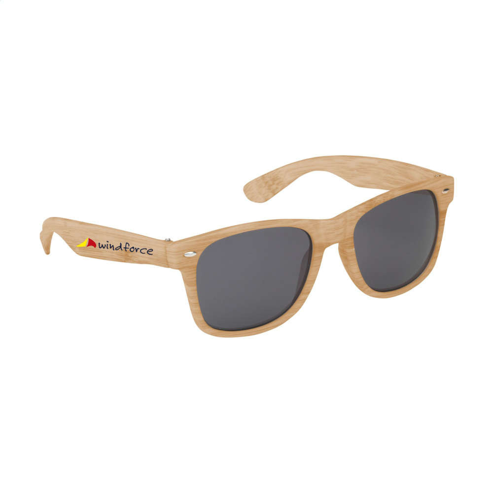 Logo trade advertising products image of: Looking Bamboo sunglasses