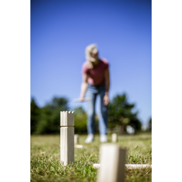 Logo trade promotional giveaways image of: Kingdom Kubb Outdoor Game