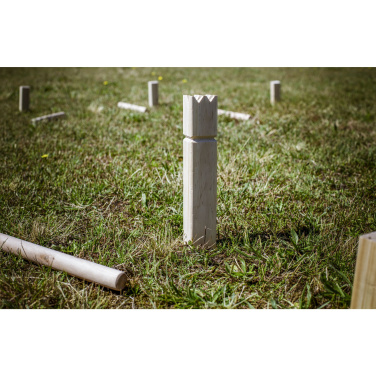 Logo trade business gifts image of: Kingdom Kubb Outdoor Game