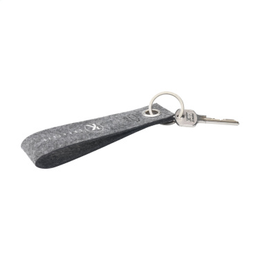 Logotrade promotional product picture of: GRS RPET Felt Keyring