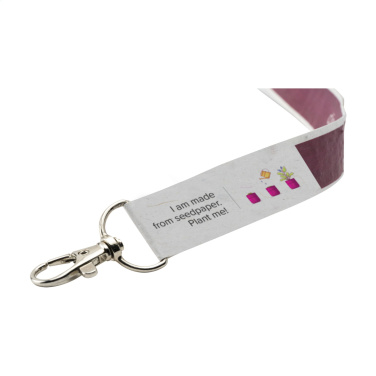 Logotrade promotional product picture of: Seed Paper Lanyard 2 cm