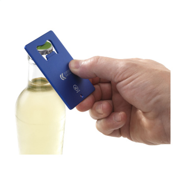 Logo trade promotional giveaways picture of: Carta Opener Recycled Alu bottle opener