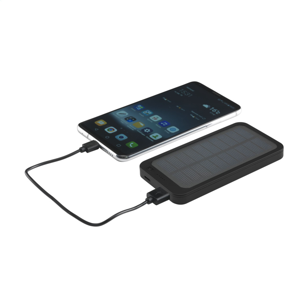 Logotrade corporate gift picture of: Solar RCS Powerbank 4000 power charger