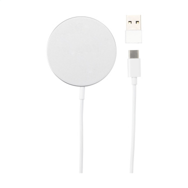 Logo trade corporate gift photo of: Force MagSafe 10W Recycled Wireless Charger