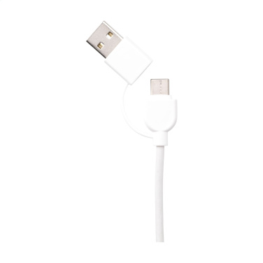 Logotrade promotional product image of: Charging Cable RCS Recycled ABS-TPE