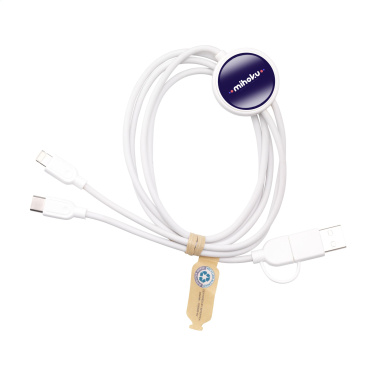 Logo trade promotional items image of: Charging Cable RCS Recycled ABS-TPE