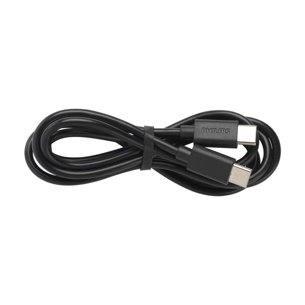 Logotrade promotional giveaway image of: Philips Cable USB-C to USB-C