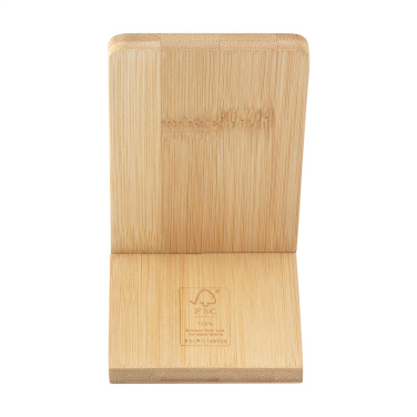 Logotrade promotional merchandise image of: Miyo Bamboo Phone Stand