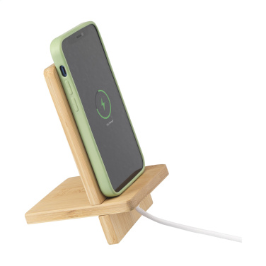 Logotrade advertising product picture of: Miyo Bamboo Phone Stand