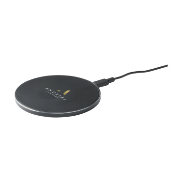 Logotrade corporate gift picture of: Tecco GRS Recycled Alu 15W Wireless Charger