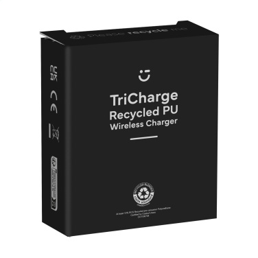 Logotrade business gifts photo of: TriCharge RCS  Recycled PU Wireless Charger