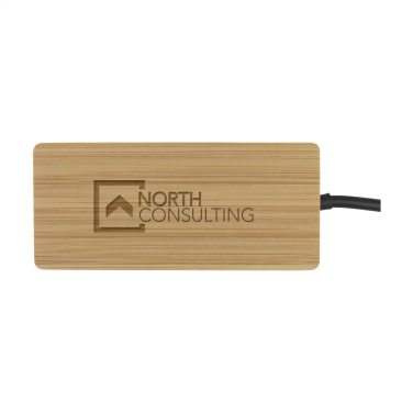 Logo trade promotional gifts image of: Fyra Bamboo Hub