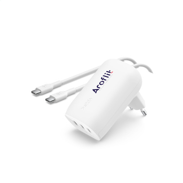 Logo trade promotional merchandise photo of: Belkin BoostCharge 3-Port Wall Charger