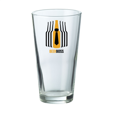 Logo trade business gifts image of: Beer Glass 340 ml