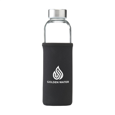 Logo trade business gifts image of: Senga Glass 500 ml drinking bottle