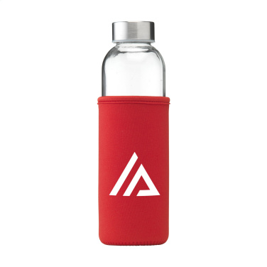 Logo trade promotional gifts picture of: Senga Glass 500 ml drinking bottle