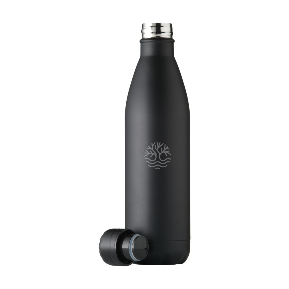 Logo trade promotional gifts image of: Topflask RCS Recycled Steel 750 ml drinking bottle