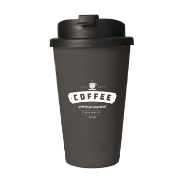 Logo trade business gifts image of: Eco Coffee Mug Premium Deluxe 350 ml coffee cup