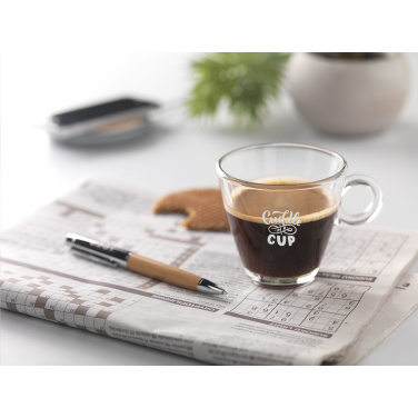 Logotrade promotional product picture of: Lugano Coffee Glass 230 ml