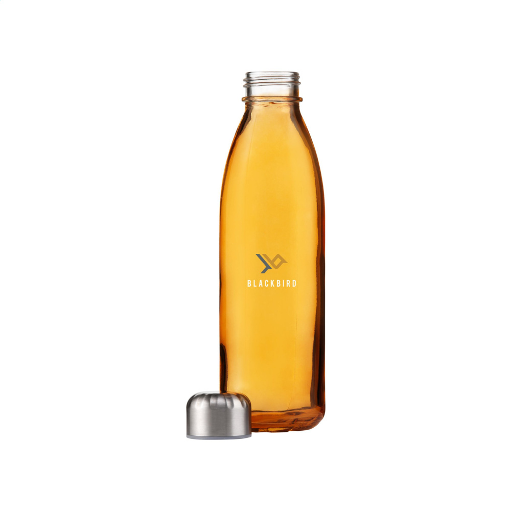 Logo trade promotional giveaways picture of: Topflask Glass 650 ml drinking bottle