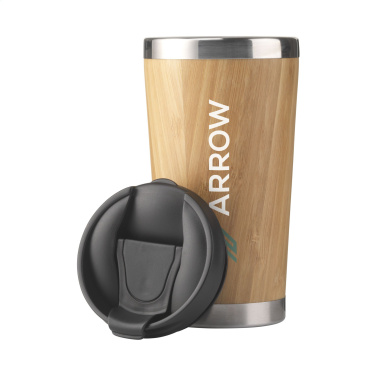 Logotrade advertising product picture of: Tokyo 450 ml bamboo thermo cup