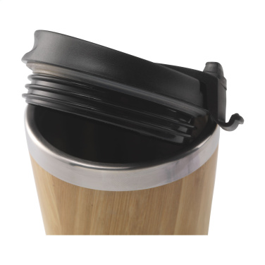 Logotrade advertising product image of: Tokyo 450 ml bamboo thermo cup