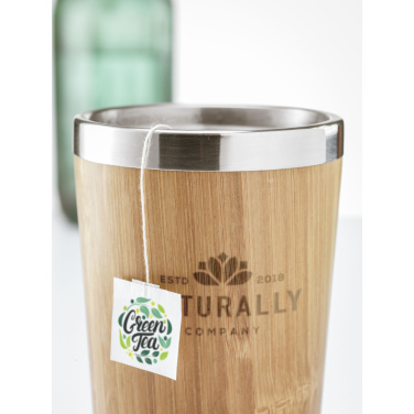 Logotrade promotional gift picture of: Tokyo 450 ml bamboo thermo cup