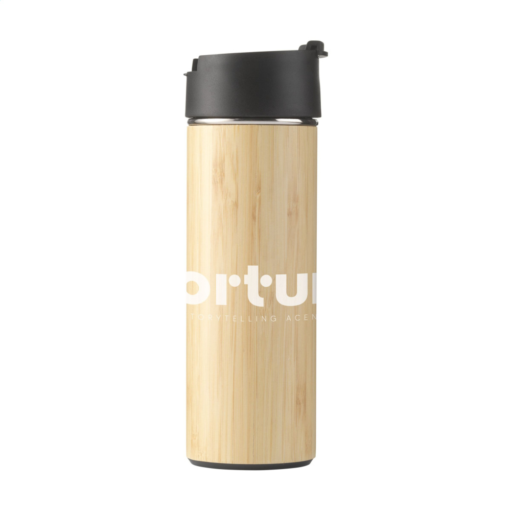 Logotrade promotional giveaway picture of: Sakura 360 ml bamboo thermo bottle/thermo cup