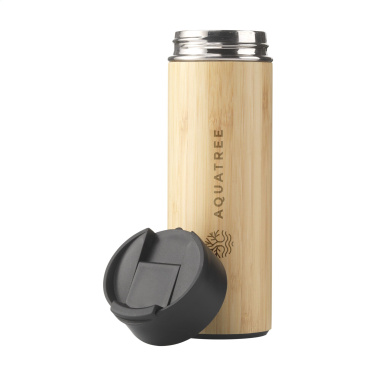 Logotrade promotional products photo of: Sakura 360 ml bamboo thermo bottle/thermo cup