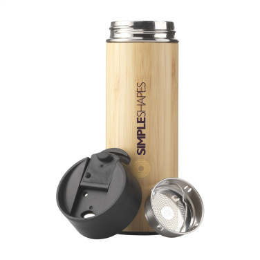 Logotrade advertising product image of: Sakura 360 ml bamboo thermo bottle/thermo cup