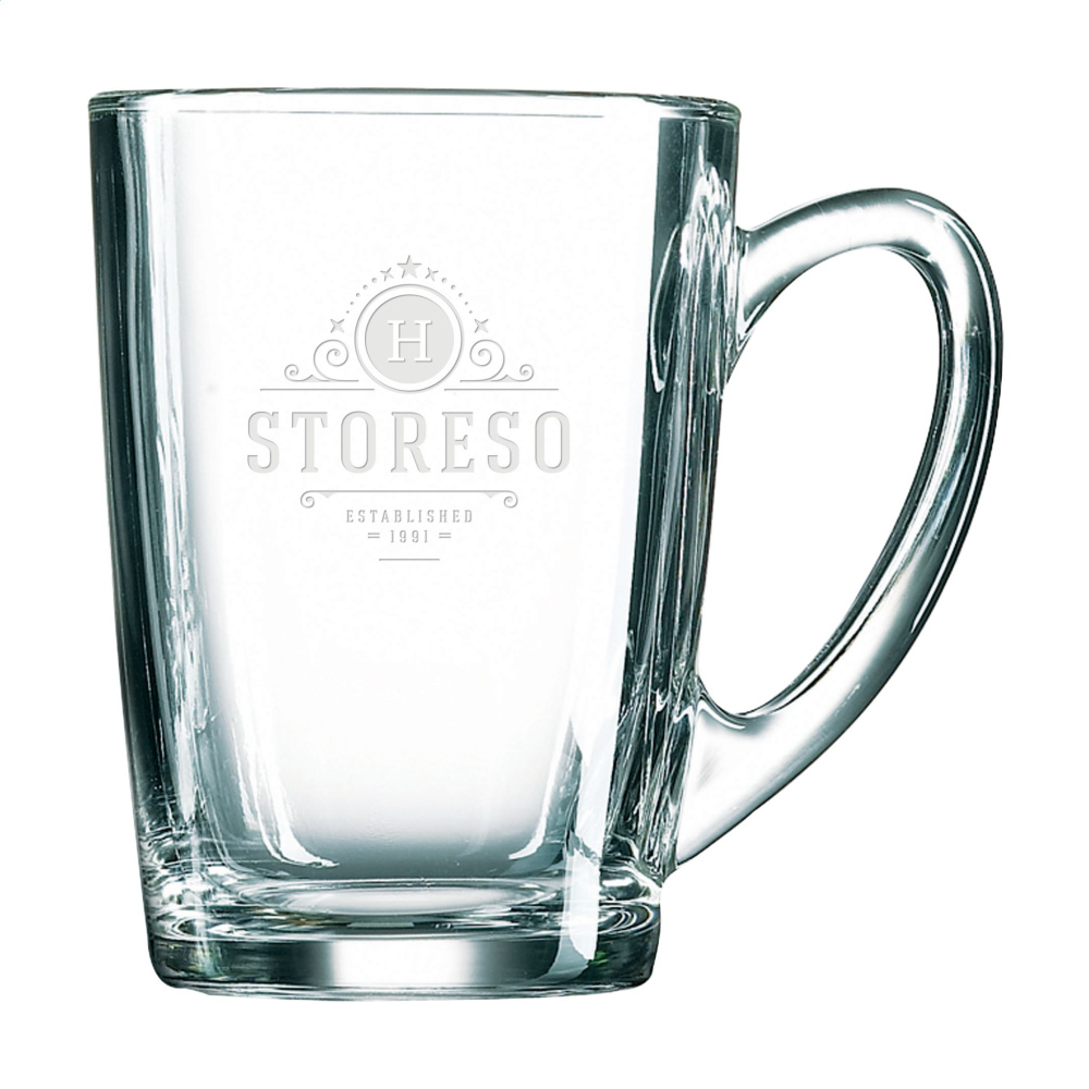 Logo trade promotional merchandise picture of: Morning Tea Glass 320 ml