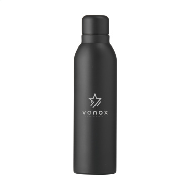 Logo trade promotional items picture of: Helios RCS Recycled Steel Bottle 470 ml